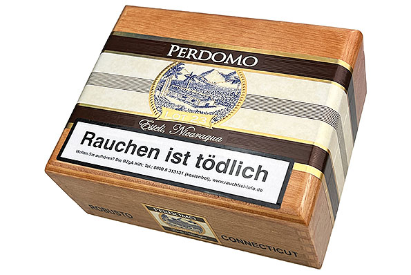 Perdomo Lot 23 Connecticut Robusto 24er Kiste geschlossen