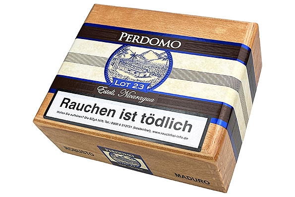 Perdomo Lot 23 Maduro Robusto 24er Kiste geschlossen