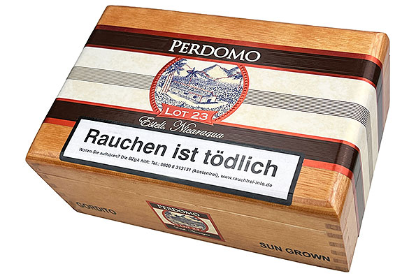 Perdomo Lot 23 Sun Grown Gordito 24er Kiste geschlossen