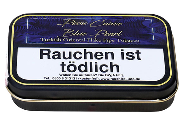 Pesse Canoe Blue Pearl Pipe tobacco 50g Tin Pesse Canoe Blue Pearl Pipe tobacco 50g Tin