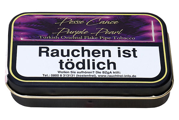 Pesse Canoe Purple Pearl Pipe tobacco 50g Tin Pesse Canoe Purple Pearl Pipe tobacco 50g Tin