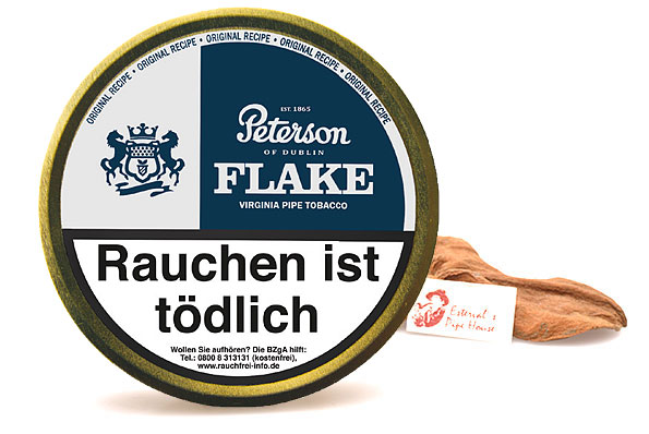 Peterson Flake Pfeifentabak 50g Dose  Peterson Flake Pfeifentabak 50g Dose