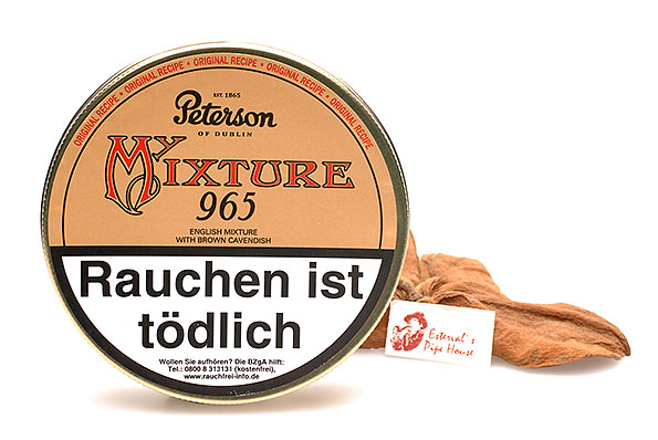 Peterson My Mixture 965 Pipe tobacco 50g Tin Peterson My Mixture 965 Pipe tobacco 50g Tin
