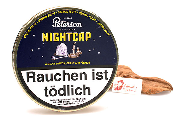 Peterson NightCap Pfeifentabak 50g Dose