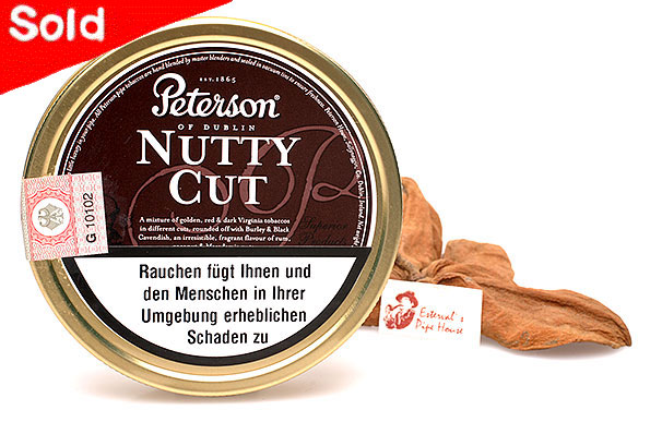 Peterson Nutty Cut Pipe tobacco 50g Tin