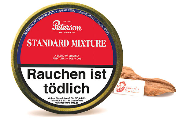 Peterson Standard Mixture Pipe tobacco 50g Tin Peterson Standard Mixture Pipe tobacco 50g Tin