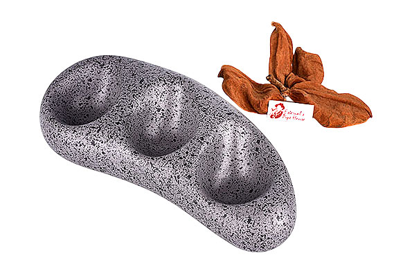 Ceramic Pipe stand Grey / Black for 3 Pipes Ceramic Pipe stand Grey / Black for 3 Pipes