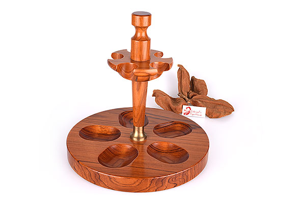 Wooden Pipe Stand for 5 Pipes Estate  Wooden Pipe Stand for 5 Pipes Estate