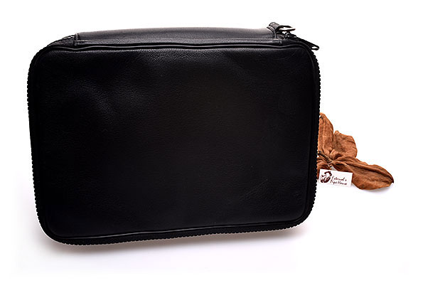 Martin Wess Pfeifentasche Leder Schwarz R�ckseite