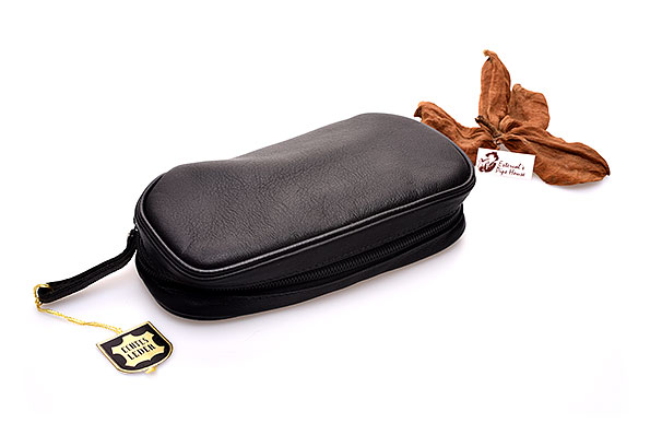 Wess Design Kombitasche Schwarz für 2 Pfeifen Wess Design Kombitasche Schwarz für 2 Pfeifen