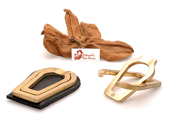 Pipe-Jack Gold pipeholder for one Pipe - Estate Pipe-Jack Gold pipeholder for one Pipe - Estate