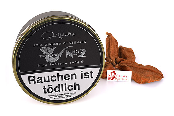 Poul Winsløw No. 2 Pipe tobacco 100g Tin Poul Winsløw No. 2 Pipe tobacco 100g Tin