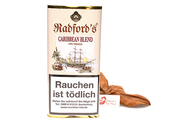 Radford´s Caribbean Blend Pfeifentabak 50g Pouch Radford´s Caribbean Blend Pfeifentabak 50g Pouch