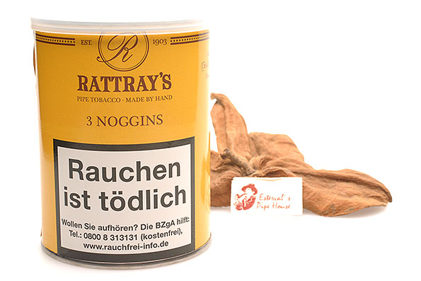 Rattrays 3 Noggins Pfeifentabak 100g Dose Rattrays 3 Noggins Pfeifentabak 100g Dose