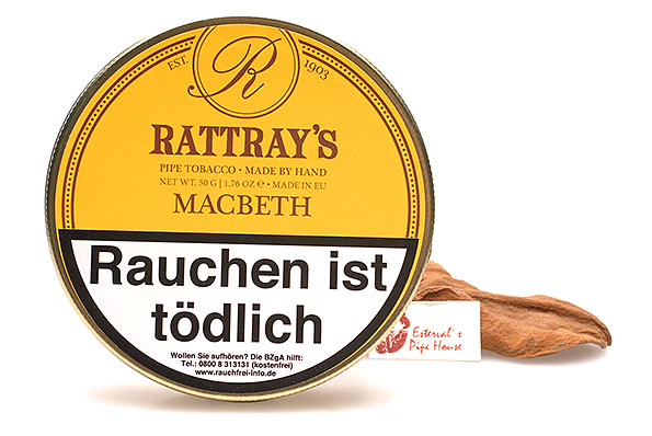 Rattrays Macbeth Pipe tobacco 50g Tin Rattrays Macbeth Pipe tobacco 50g Tin