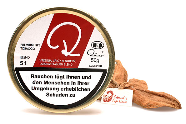 Reiner Design Red Blend 51 Pipe tobacco 50g Tin  Reiner Design Red Blend 51 Pipe tobacco 50g Tin