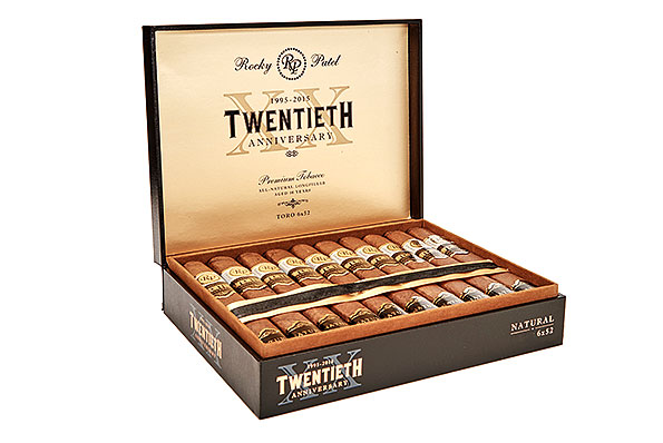 Rocky Patel 20th Anniversary Rothschild (Robusto) 20 Cigars