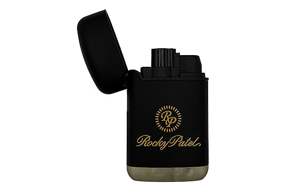 Rocky Patel Single Jet-Flame Feuerzeug Schwarz Rocky Patel Single Jet-Flame Feuerzeug Schwarz