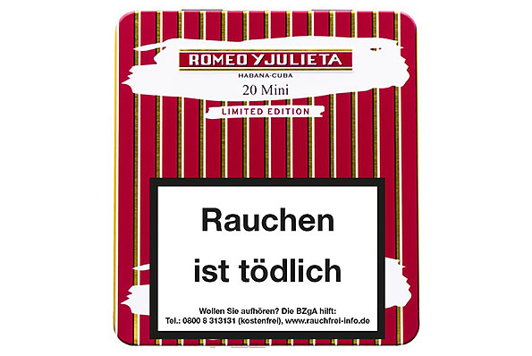 Romeo y Julieta Mini Edicion Limitada 2024 20 Cigarillos Romeo y Julieta Mini Edicion Limitada 2024 20 Cigarillos