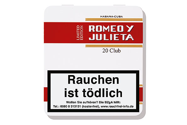 Romeo y Julieta Club Edicion Limitada 2019 20 Zigarillos Romeo y Julieta Club Edicion Limitada 2019 20 Zigarillos