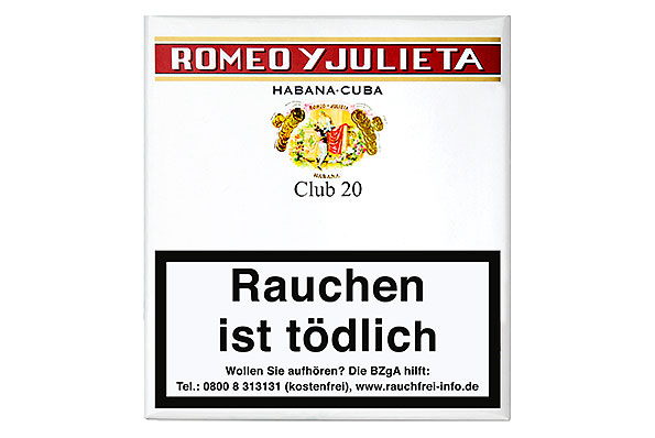 Romeo y Julieta Club 20 Cigarillos Romeo y Julieta Club 20 Cigarillos