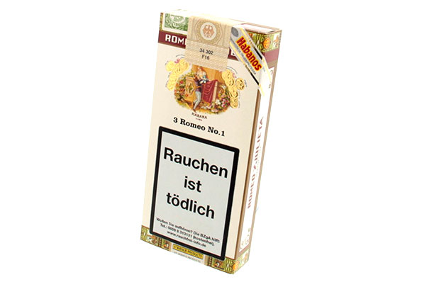 Romeo y Julieta No. 1 A/T (Cremas) 3 Zigarren  Romeo y Julieta No. 1 A/T (Cremas) 3 Zigarren