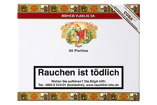 Romeo y Julieta Puritos 25 Cigarillos Romeo y Julieta Puritos 25 Cigarillos