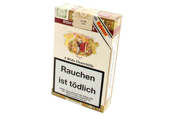 Romeo y Julieta Linea Wide Churchills A/T (Montesco) 3 Zigarren Romeo y Julieta Linea Wide Churchills A/T (Montesco) 3 Zigarren