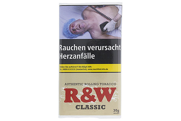 R&W Classic Cigarette tobacco 30g Pouch