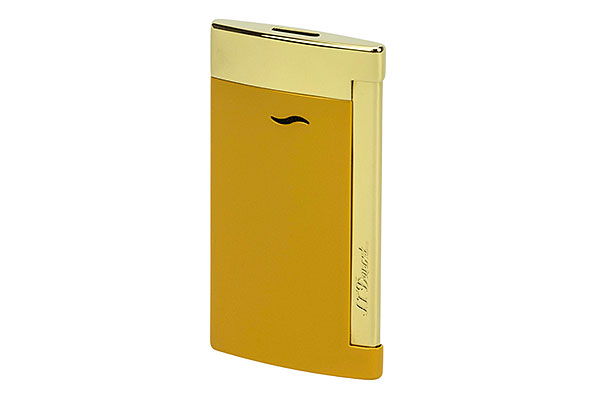 S.T. Dupont Slim 7 "Dragon" honigfarben/gold Jetflame S.T. Dupont Slim 7 "Dragon" honigfarben/gold Jetflame
