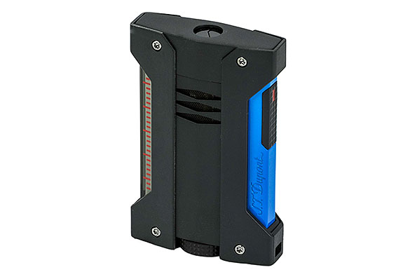 S.T. Dupont Défi Extréme "Fluo" blau/schwarz Jetflame S.T. Dupont Défi Extréme "Fluo" blau/schwarz Jetflame