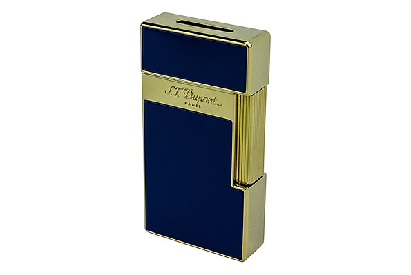 S.T. Dupont Biggy blue Lacquer/gold Jetflame S.T. Dupont Biggy blue Lacquer/gold Jetflame
