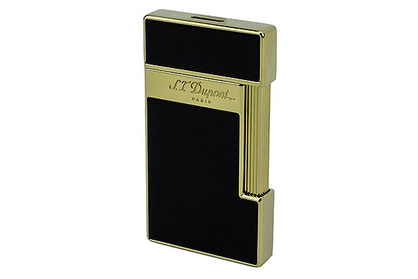 S.T. Dupont Slimmy schwarz Lack/gold Jetflame S.T. Dupont Slimmy schwarz Lack/gold Jetflame