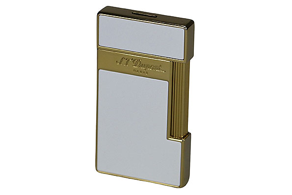 S.T. Dupont Slimmy white Lacquer/gold Jetflame S.T. Dupont Slimmy white Lacquer/gold Jetflame