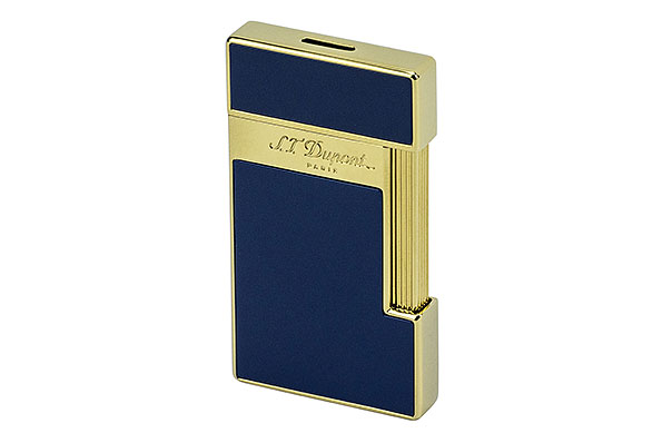 S.T. Dupont Slimmy blue Lacquer/gold Jetflame S.T. Dupont Slimmy blue Lacquer/gold Jetflame