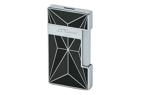 S.T. Dupont Slimmy schwarz/chrom Jetflame S.T. Dupont Slimmy schwarz/chrom Jetflame