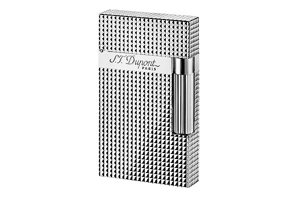 S.T. Dupont Ligne2 versilbert Carrè Steinfeuerzeug S.T. Dupont Ligne2 versilbert Carrè Steinfeuerzeug