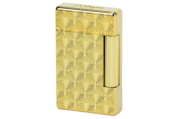 S.T. Dupont "Initial" Cinatique gold color Flint Lighter S.T. Dupont "Initial" Cinatique gold color Flint Lighter