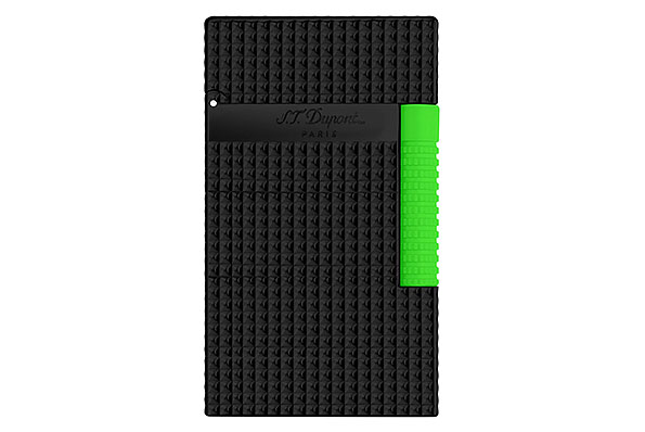 S.T. Dupont Le Grand "Fluo" grn/schwarz Jetflame