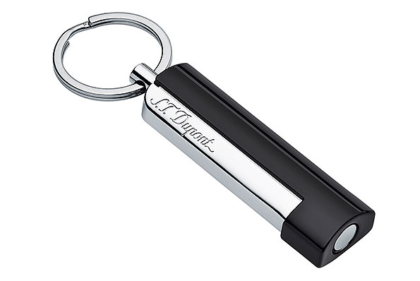 S.T. Dupont cigar drill black/silver with key ring S.T. Dupont cigar drill black/silver with key ring