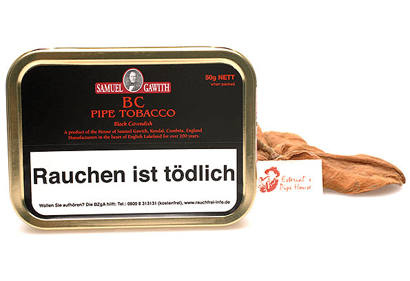 Samuel Gawith BC (Black Cavendish) Pipe tobacco 50g Tin Samuel Gawith BC (Black Cavendish) Pipe tobacco 50g Tin