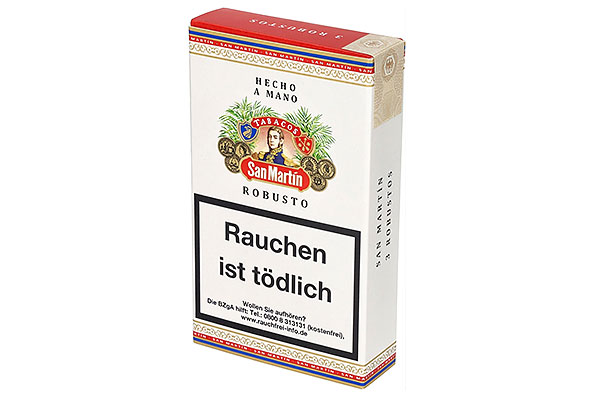 San Martin Robusto Tubos (Robusto) 3 Zigarren San Martin Robusto Tubos (Robusto) 3 Zigarren