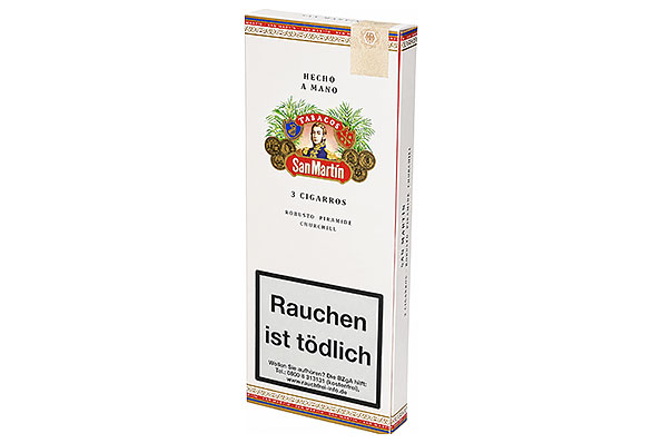 San Martin 3er Sampler Robusto / Piramide / Churchill 3 Cigars