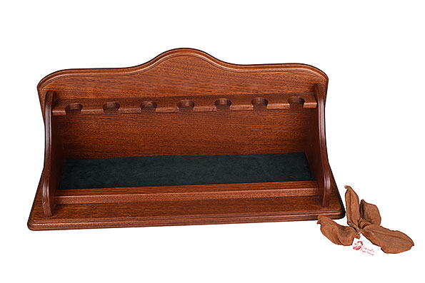 Savinelli Wooden Pipe Stand for 7 Pipes Estate Savinelli Wooden Pipe Stand for 7 Pipes Estate