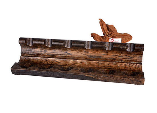 Wooden Pipe Stand for 6 Pipes Estate  Wooden Pipe Stand for 6 Pipes Estate
