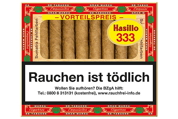 Dannemann Hasillo 333 Sumatra 50 Cigarillos Dannemann Hasillo 333 Sumatra 50 Cigarillos