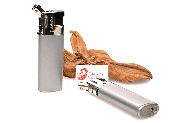 Pipe Lighter SideKick Metallic Silver  Pipe Lighter SideKick Metallic Silver