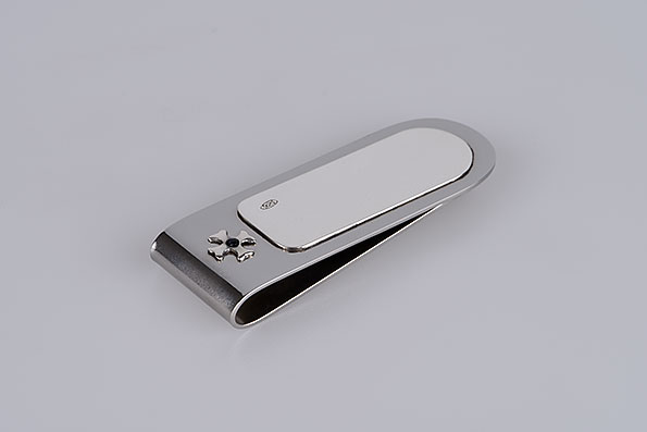Sillem´s Moneyclip with Engraving Plate 925er Sterling Silver Sillem´s Moneyclip with Engraving Plate 925er Sterling Silver
