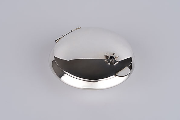 Sillem´s Pillendose rund 925er Sterling Silber Sillem´s Pillendose rund 925er Sterling Silber