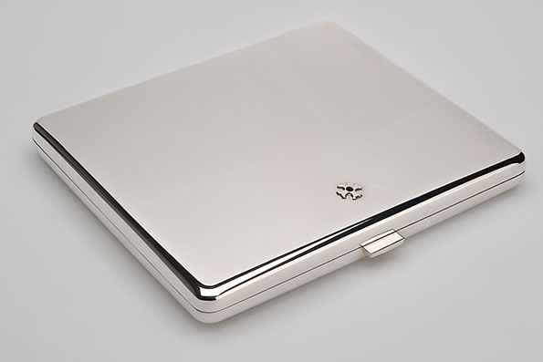 Sillems Etui fr 12 Zigaretten 925er Sterling Silber